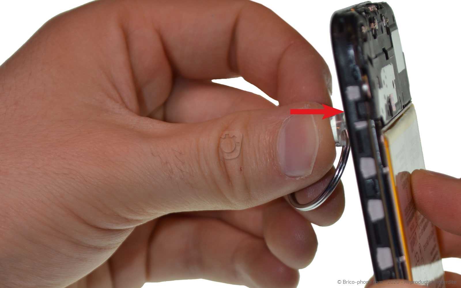 Changement de batterie sur Y7 2018 photo 3